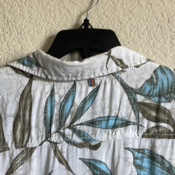 MargaritaVille vintage Mens Tropical island hawaiian short sleeve  button Shirt - Picture 3 of 8